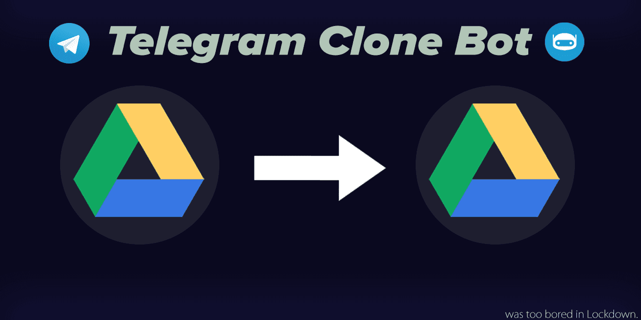 Telegram clone bot banner image